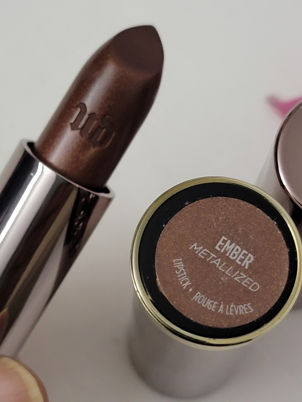 Urban Decay Vice Lipstick Full Size RARE Shade: Ember (Metallized)
